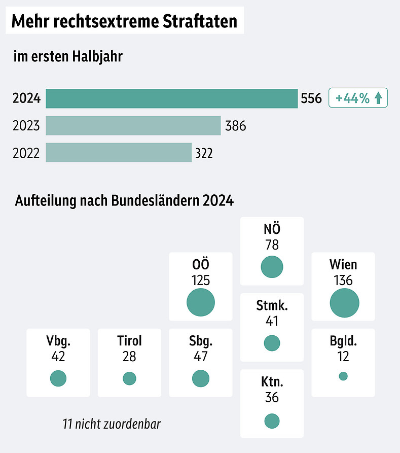 Read more about the article Wahlen in Österreich: Rechtsextreme Straftaten nehmen zu